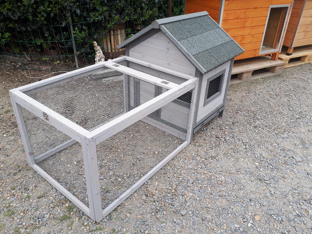 Konijnenhok cotton , kippenhok Medium met ren, Dieren en Toebehoren, Ophalen, Nieuw