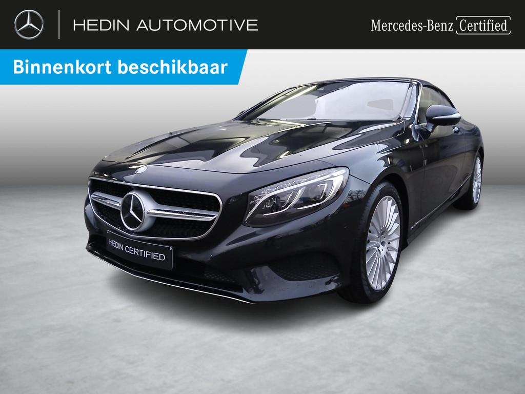 Mercedes-Benz S-klasse 500 Cabrio AMG Line | Geventileerde &, Auto's, Mercedes-Benz, Cabriolet, Onderhoudsboekje, S-Klasse, Automaat