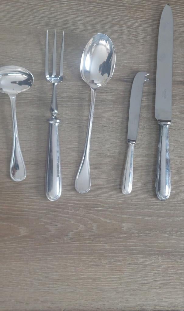 Deze afbeelding toont een verzameling Christofle bestekstukk, Antiek en Kunst, Antiek | Bestek, Ophalen of Verzenden