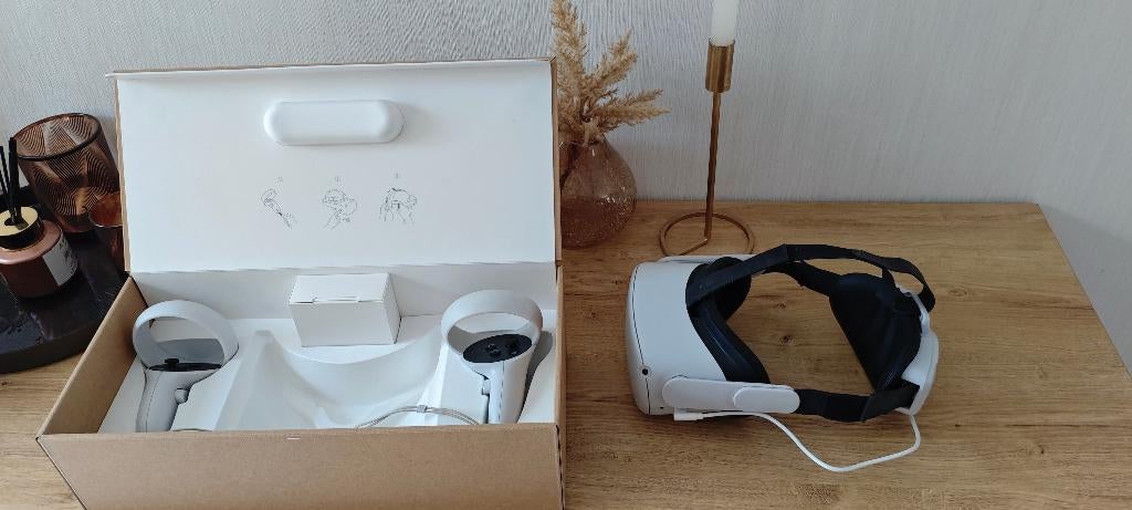 Meta Quest 2 (128 GB), Games en Spelcomputers, Virtual Reality, Ophalen of Verzenden, Zo goed als nieuw, VR-bril, Overige platformen