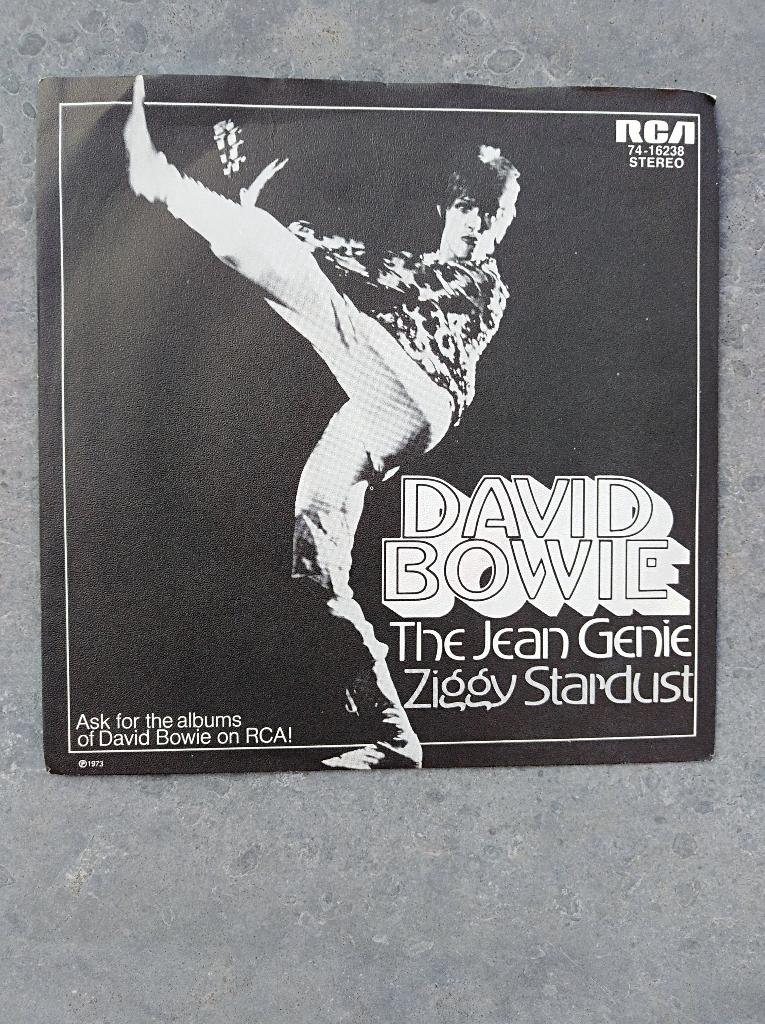 †DAVID BOWIE: "The Jean Genie"/"Ziggy Stardust", Cd's en Dvd's, Vinyl Singles, Zo goed als nieuw, Single, Pop, 7 inch, Ophalen of Verzenden