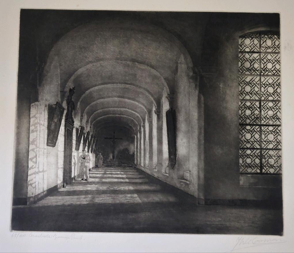 Jan De Cooman, abdij Averbode - zonnige gang, Enlèvement ou Envoi