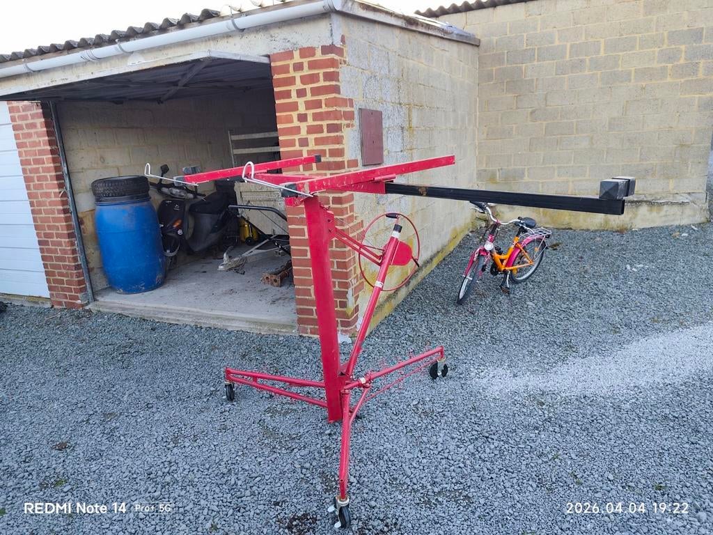 Gyproc lift te koop, Ophalen