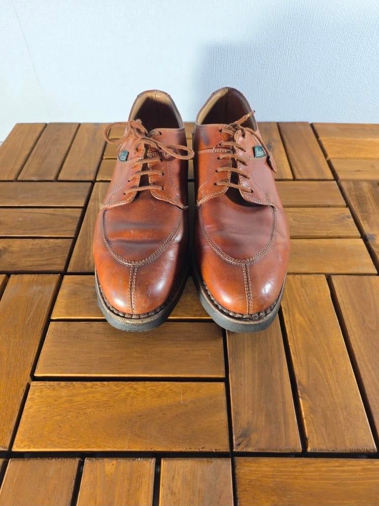 Paraboot heren schoen maat 39 cognac bruin, Enlèvement ou Envoi, Brun