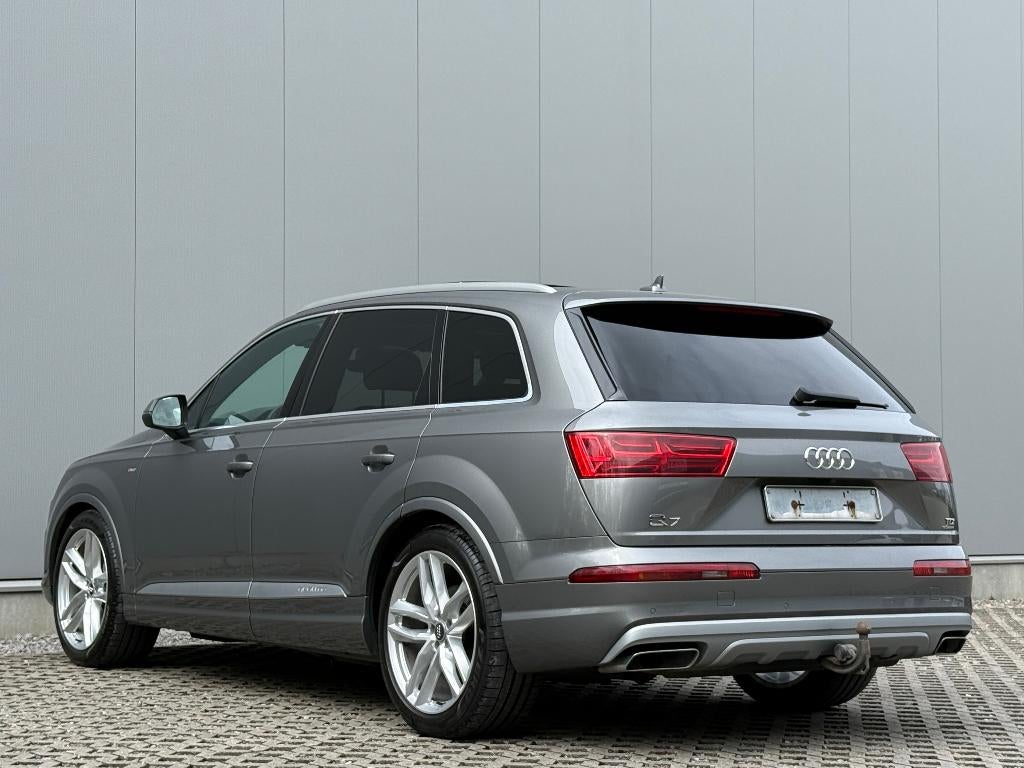 Audi Q7 3.0 TDi V6 Quattro 3x S-Line Pano Camera Luchtvering, Argent ou Gris, Achat, Euro 6, Entreprise