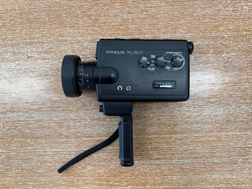Minolta XL601 Super 8 Film Camera - Tested en Werkt, Audio, Tv en Foto, Fotocamera's Analoog, Ophalen, Gebruikt, Compact, Minolta