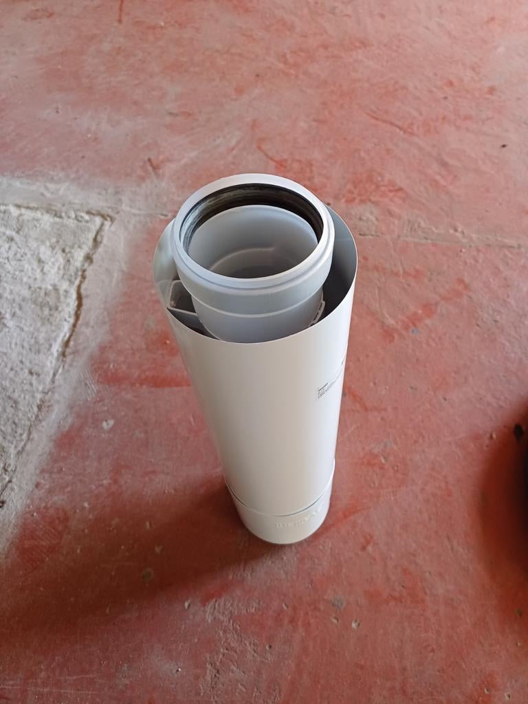 Schouw 80/125 vaillant 0,5m, Doe-het-zelf en Bouw, Ophalen of Verzenden