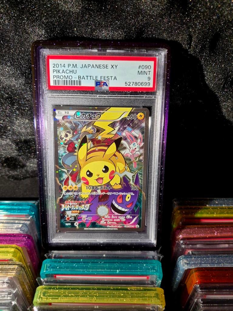 Pokemon pikachu battle festa XY promo japanese PSA 9 mint, Enlèvement