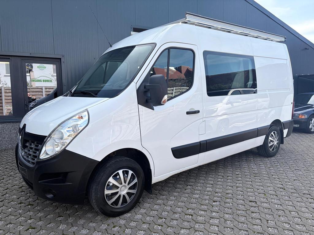 Renault Master Dubbele cabine - 7 plaatsen - 13966+btw, Auto's, Voorwielaandrijving, Gebruikt, 4 cilinders, Bedrijf