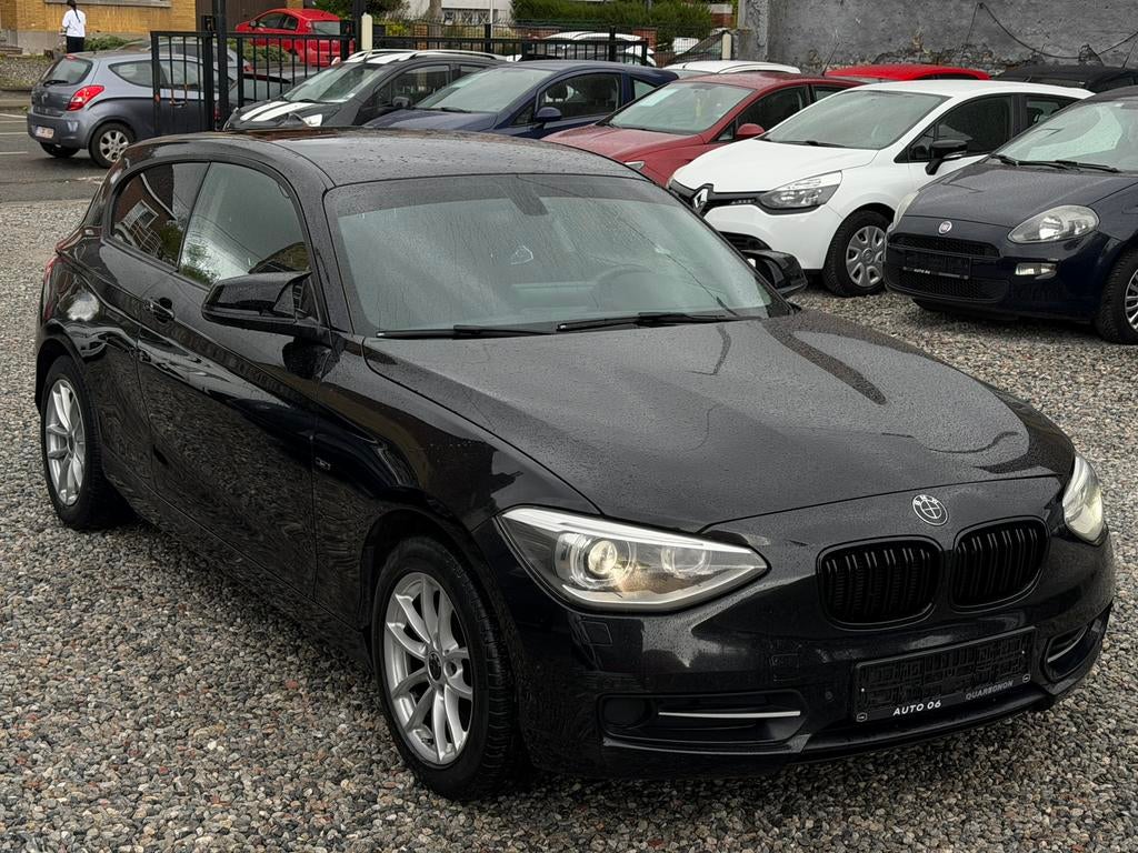 BMW 116D • BOITE AUTO • 2014, Auto's, Automaat, 1 Reeks, Zwart, Bedrijf