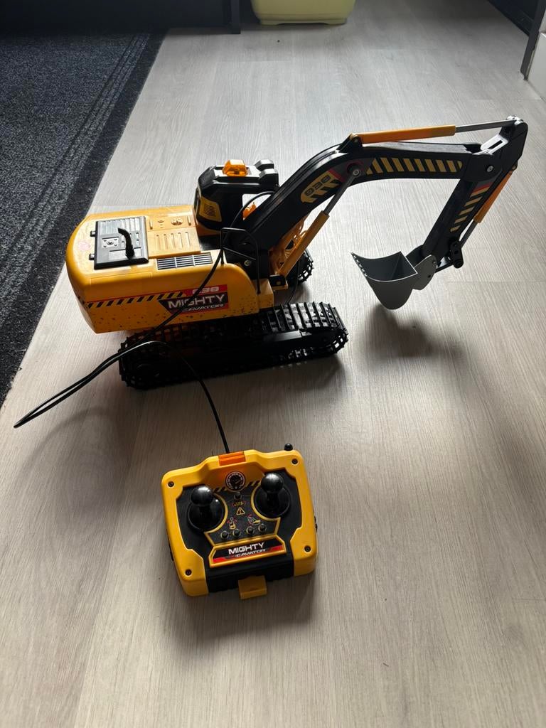 Dickies graafmachine, Kinderen en Baby's, Speelgoed |Speelgoedvoertuigen, Ophalen, Gebruikt, Afstandsbediening