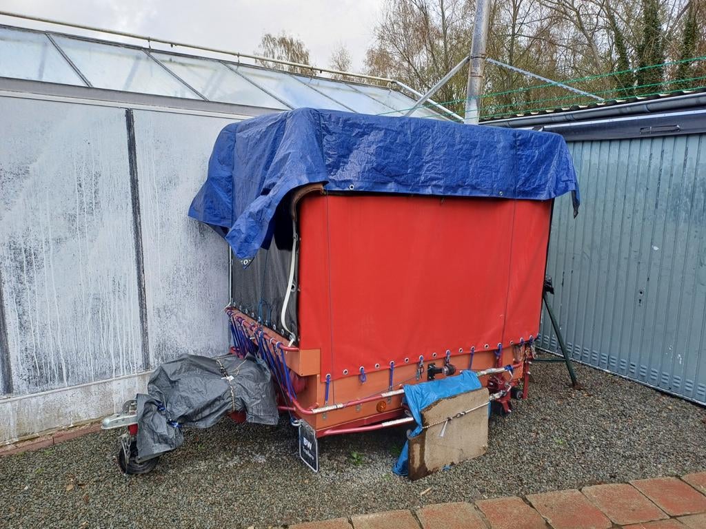 Aanhangwagen voor visgerief, Auto diversen, Aanhangers en Bagagewagens, Ophalen, Zo goed als nieuw