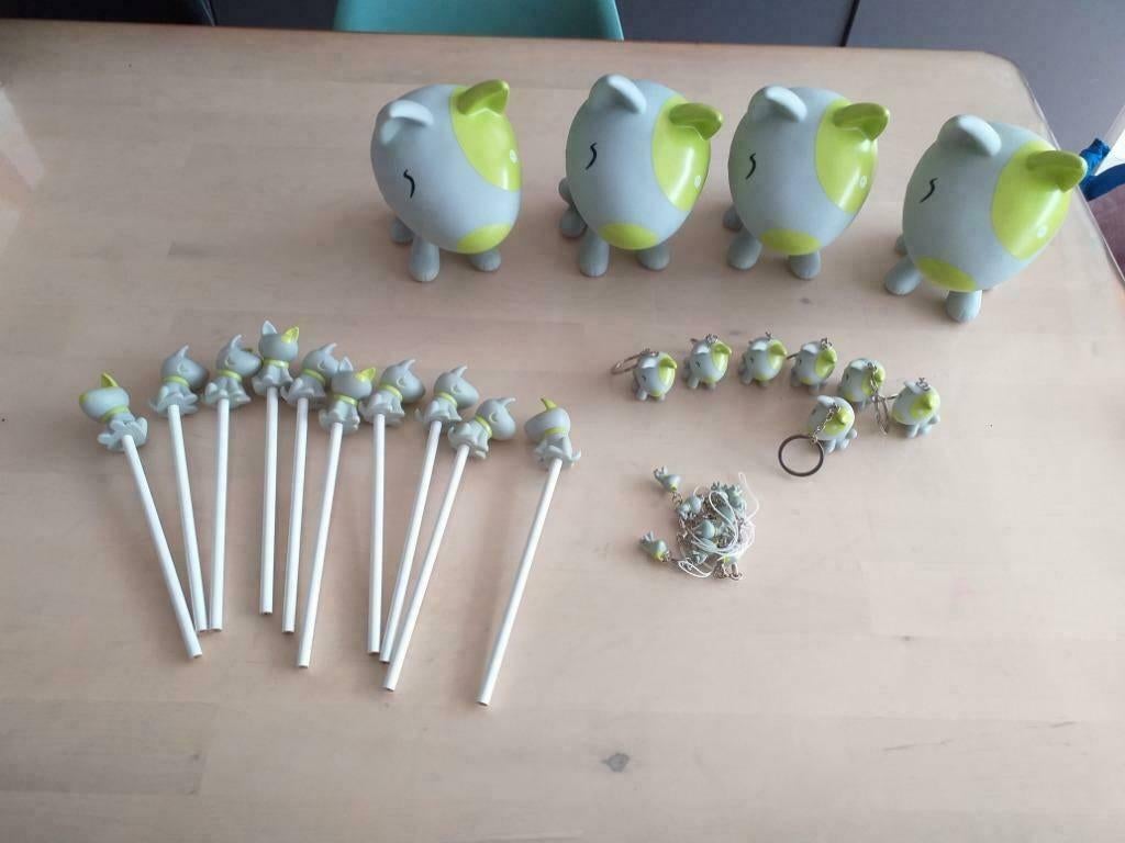 Hondje Pitty limoengroen collectie UITVERKOOP, Ophalen of Verzenden, Nieuw, Kraamcadeau