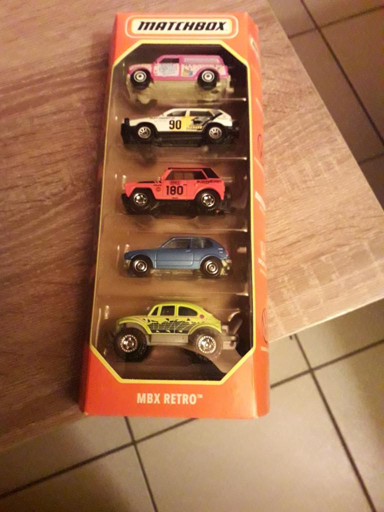 Matchbox  5-pack, Ophalen