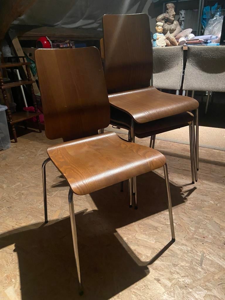 Stoelen ikea type Gilbert - Vintage (4 stuks), Huis en Inrichting, Ophalen, Zo goed als nieuw