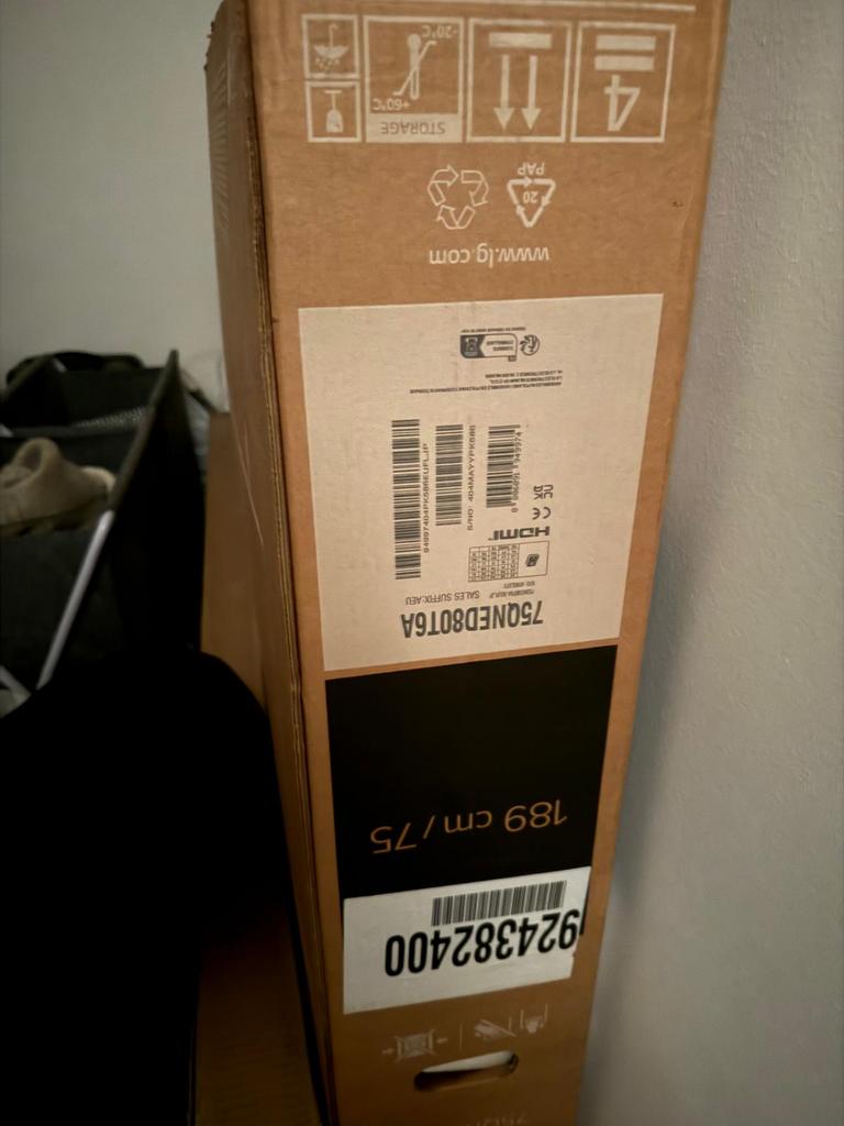 LG QNED 75 inch, Audio, Tv en Foto, Televisies, Ophalen, QLED, Nieuw, 4k (UHD)