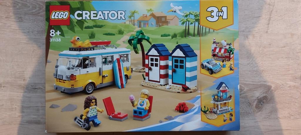 Lego creator 3in1 camper op het strand, Kinderen en Baby's, Ophalen of Verzenden
