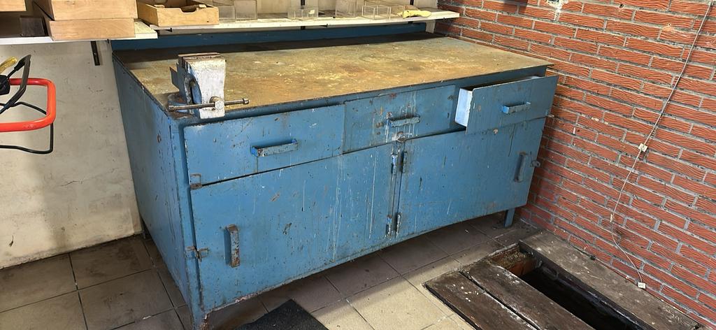 Vintage werkbank, Doe-het-zelf en Bouw, Werkbanken, Ophalen, Zo goed als nieuw