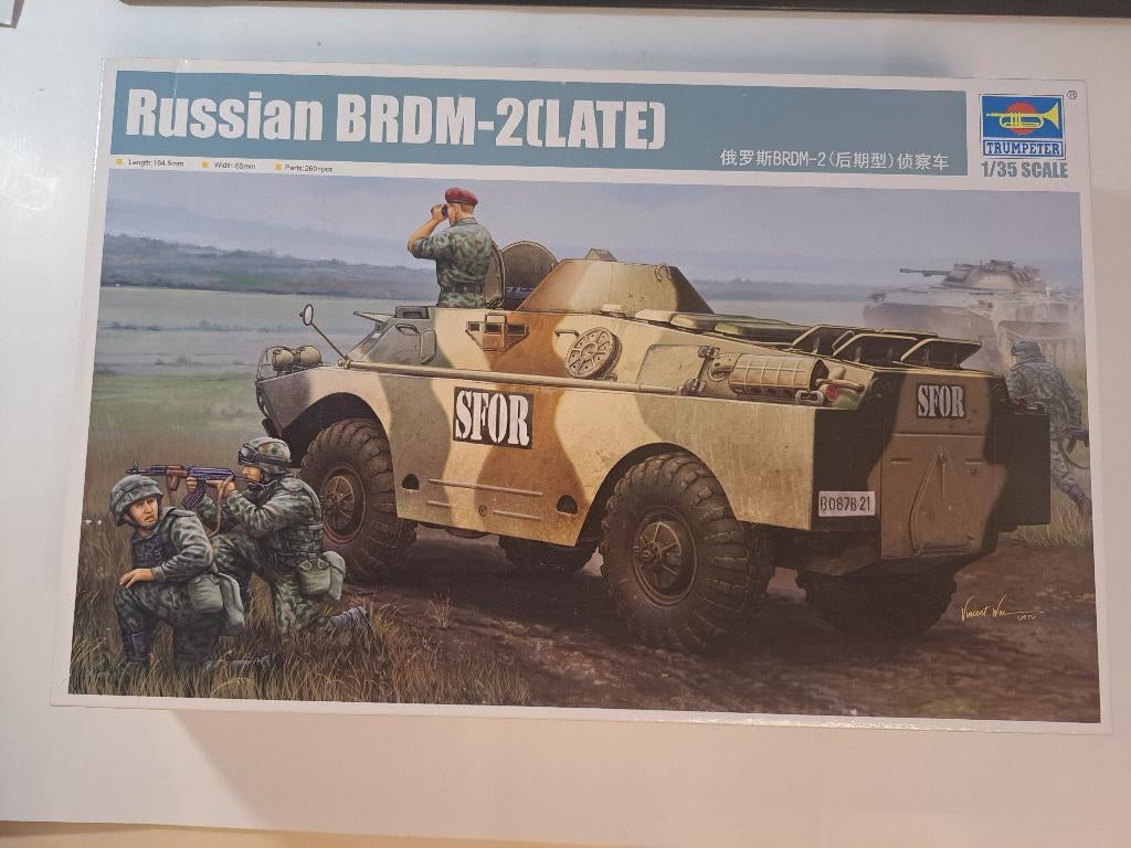 Trumpeter | No. 05512 | 1:35 - Russian BRDM-2, Ophalen of Verzenden, Nieuw, Groter dan 1:32, Tank