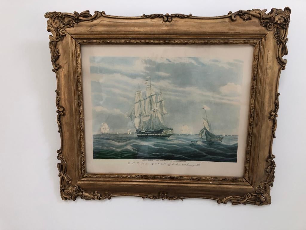 reproduction ancienne de voiliers, Maison & Meubles, Accessoires pour la Maison | Cadres, Enlèvement, Bois