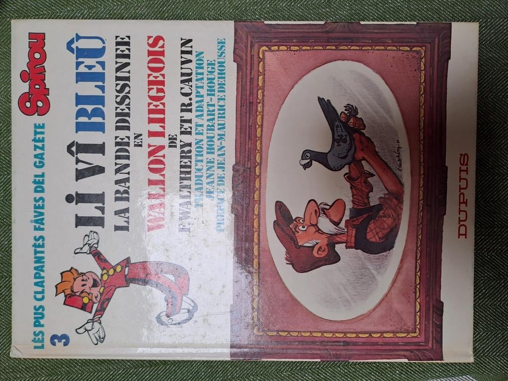 Spirou,li vi bleu en wallon  liegeois etat impeccable, Enlèvement ou Envoi