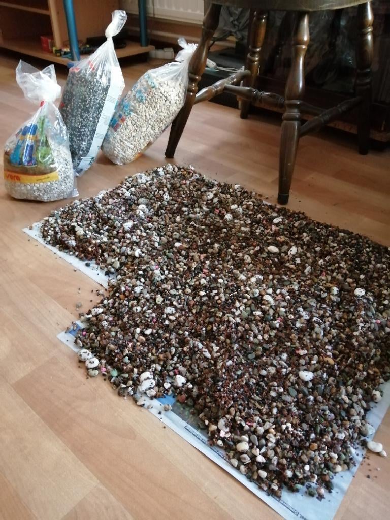 Aquarium zand, Dieren en Toebehoren, Vissen | Aquaria en Toebehoren, Ophalen, Zo goed als nieuw, Grind, Zand of Voedingsbodem