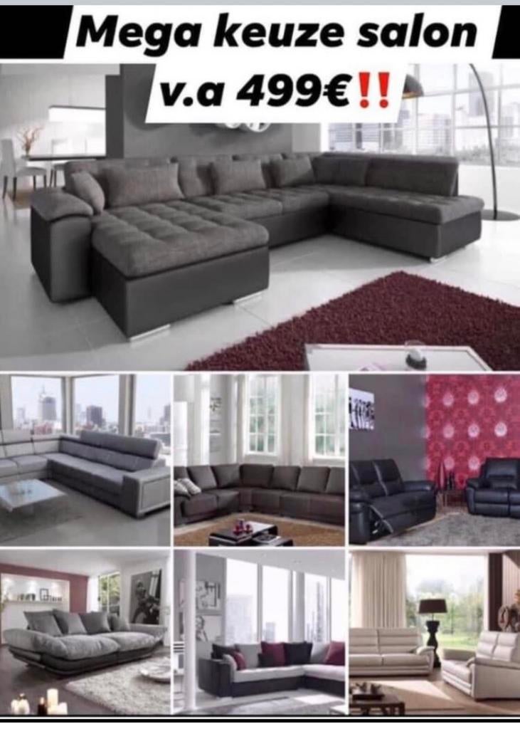 CORNER SALON PROMOTİE ‼️ ACTİE ‼️ REMISE JUSQU'À -70%, Enlèvement ou Envoi, Neuf