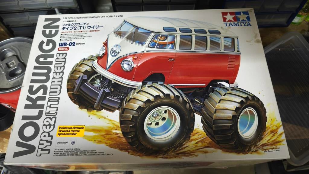 Tamiya-set 58512, Hobby en Vrije tijd, Modelbouw | Auto's en Voertuigen, Auto, Groter dan 1:32, Nieuw, Ophalen of Verzenden