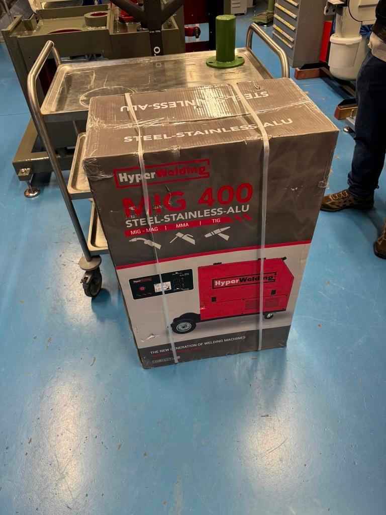Hyperwelding, MIG 400, lasapparaat MIG, MAG, MMA, TIG., Doe-het-zelf en Bouw, Gereedschap | Lasapparaten, Ophalen, Nieuw, Tig