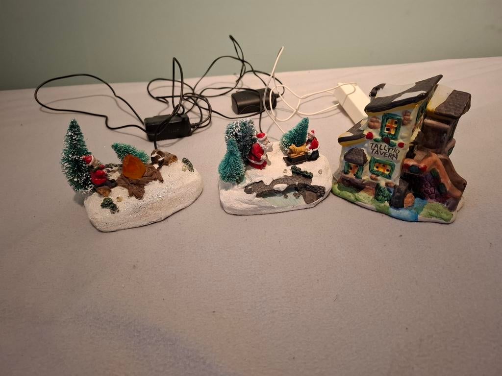 Verschillende kersthuisjes, Diversen, Ophalen