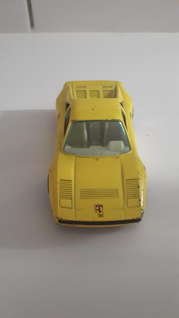 Bburago Ferrari GTO (jaune), Hobby & Loisirs créatifs, Voitures miniatures | 1:24, Enlèvement ou Envoi, Utilisé, Voiture, Burago
