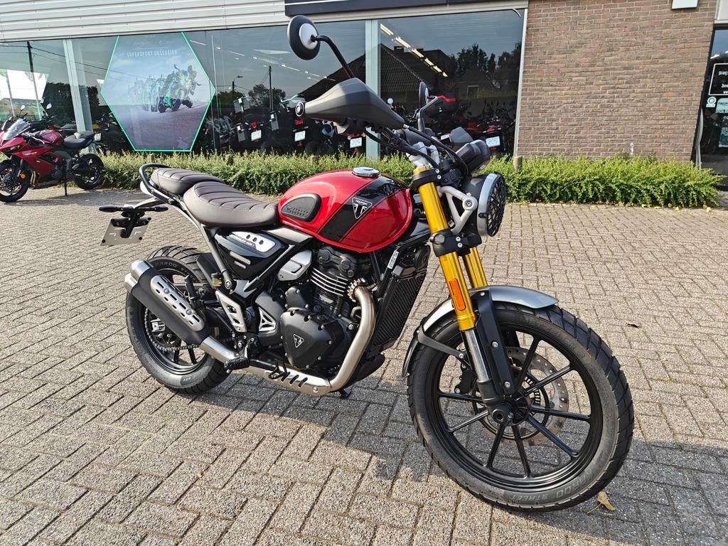 Triumph Scrambler 400 **Salon Promotie**, Motoren, Motoren | Triumph, 400 cc, Bedrijf, Minimaal motorrijbewijs A2, 1 cilinder