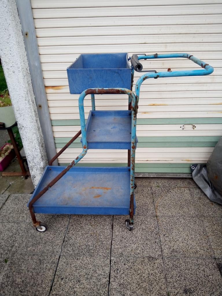 schoonmaakkar, Doe-het-zelf en Bouw, Transportwagens, Gebruikt, Transportkar, Minder dan 60 liter, Ophalen