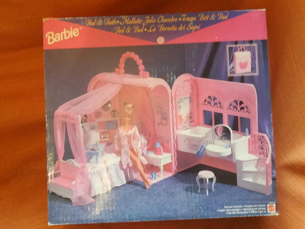 Barbie valise chambre & salle de bain, Enlèvement ou Envoi, Neuf