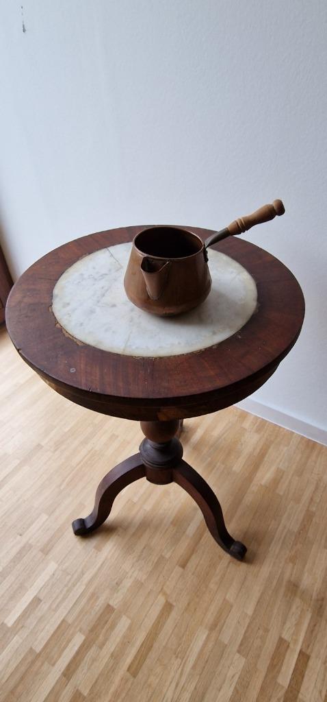 Antiek koperen steelpannetje, Ophalen, Koper