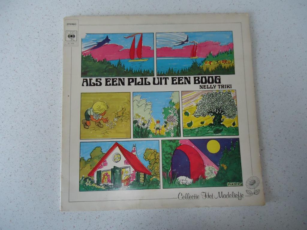 LP "Nelly Triki" Als Een Pijl Uit Een Boog anno 1978., Enlèvement ou Envoi, Utilisé, 12 pouces, Autres genres