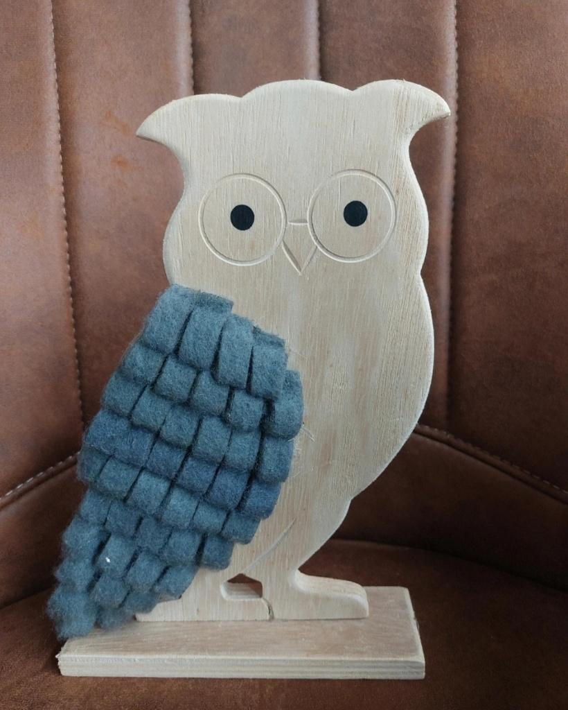 Beeldje uil, Ophalen of Verzenden, Gebruikt, Dier