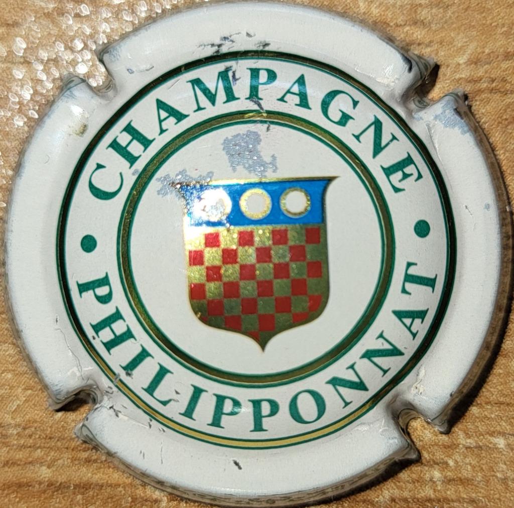 Capsule Champagne PHILIPPONNAT blanc & vert nr.32a, Verzamelen, Ophalen of Verzenden, Gebruikt, Frankrijk, Champagne