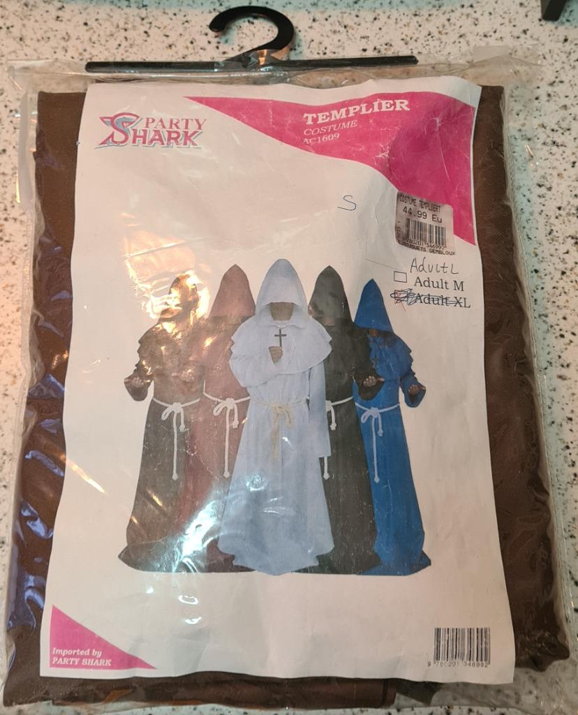 déguisement Templier, Enfants & Bébés, Costumes de carnaval & Déguisements, Enlèvement ou Envoi, Comme neuf, 170 ou plus grand