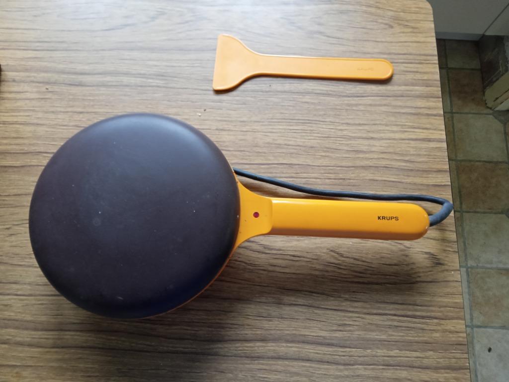 Crêpière électrique vintage "Krups", Electroménager, Enlèvement, Comme neuf