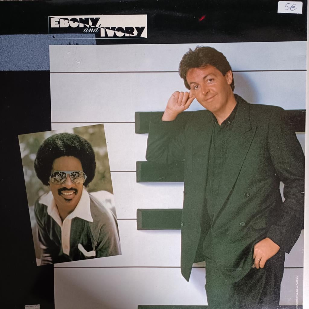 Maxi single Paul McCartney - Ebony And Ivory, Enlèvement