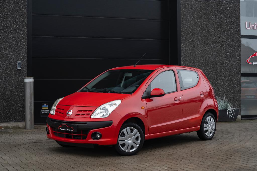 Nissan Pixo ** Weinig km's **, Autos, Rouge, Euro 5, Entreprise, Garantie prolongée