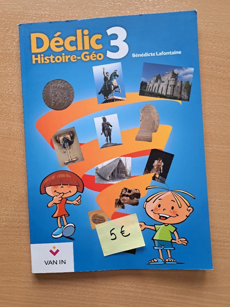 Déclic Histoire Géo 3 - Manuel scolaire Eveil, Livres, Enlèvement, Neuf, Primaire, Histoire