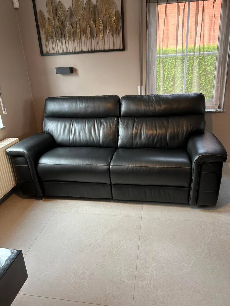 Salon en cuir 3 + 2 places, Nobucco, Quatre personnes ou plus, Comme neuf, Enlèvement