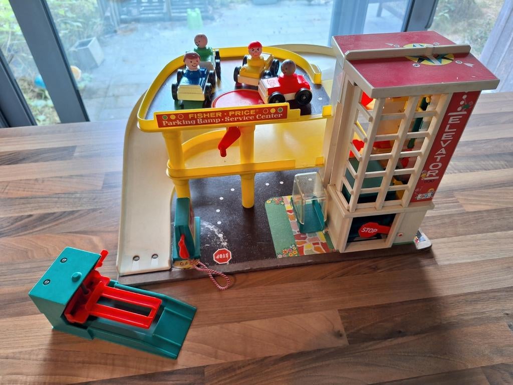 garage fisher price, Kinderen en Baby's, Speelgoed | Fisher-Price, Ophalen, Gebruikt
