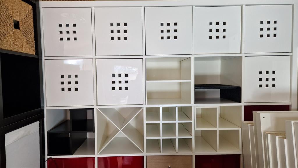 Bakken, manden en accessoires voor Kallax kasten, Huis en Inrichting, Woonaccessoires | Schalen en Manden, Ophalen, Hout, Mand