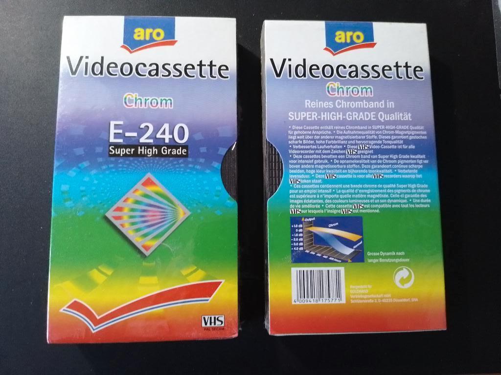 2 nieuwe lege videocassettes, Ophalen of Verzenden, Nieuw