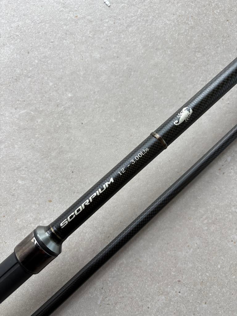 Starterset karpervissen molen+hengel, Ophalen, Zo goed als nieuw, Molen