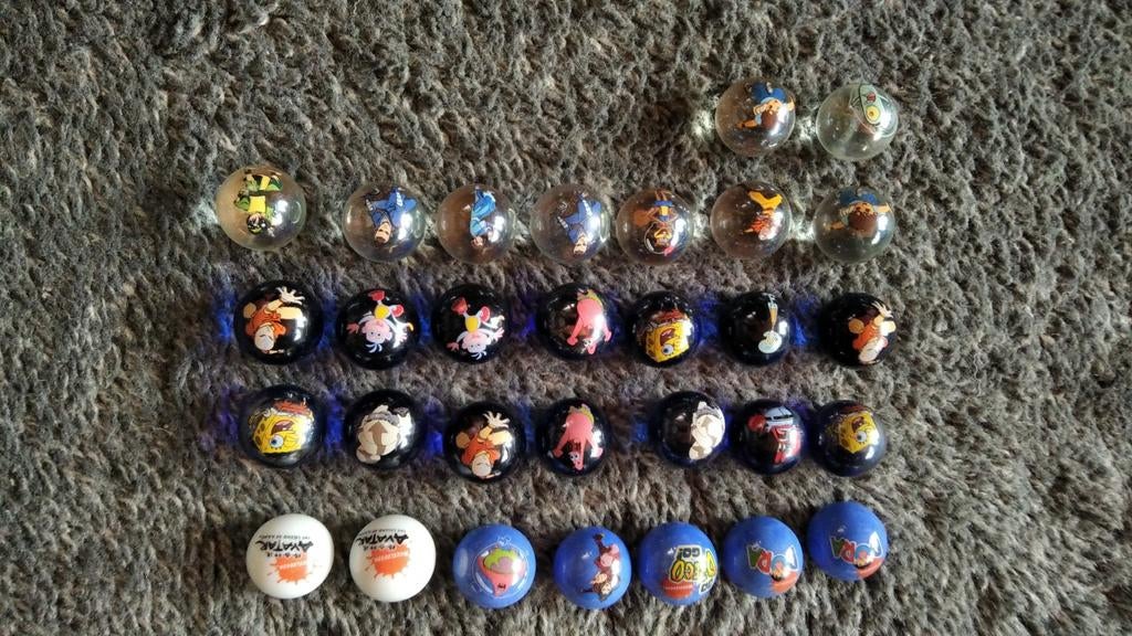 37 knikkers Nickelodeon, Collections, Enlèvement ou Envoi