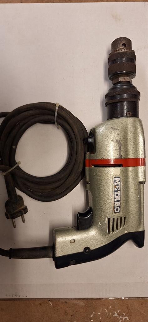 Perceuse Metabo Vintage – 2 Vitesses – Fabrication Allemande, Bricolage & Construction, Outillage | Foreuses, Enlèvement, Perceuse